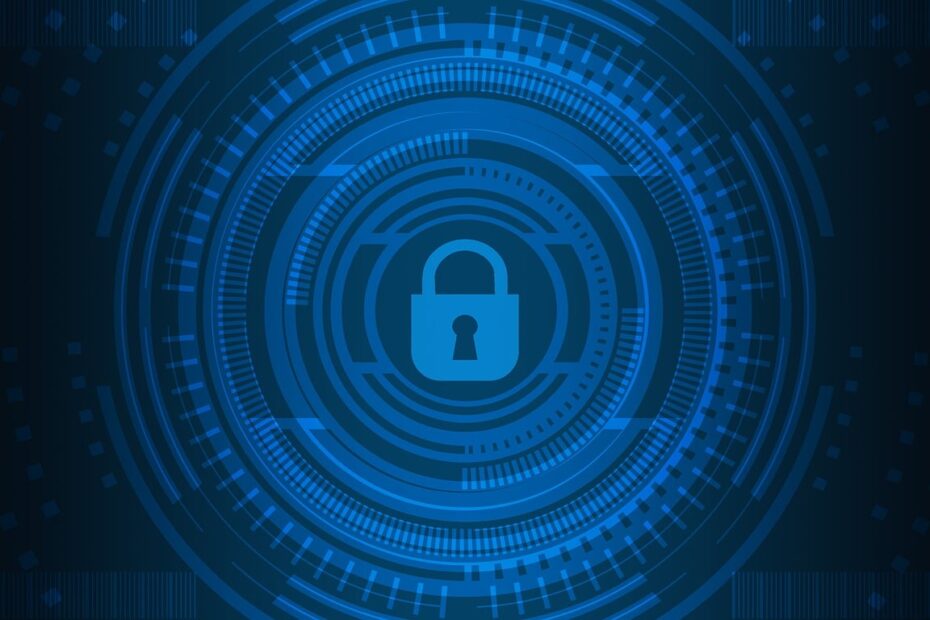 Free cyber security technology network illustration